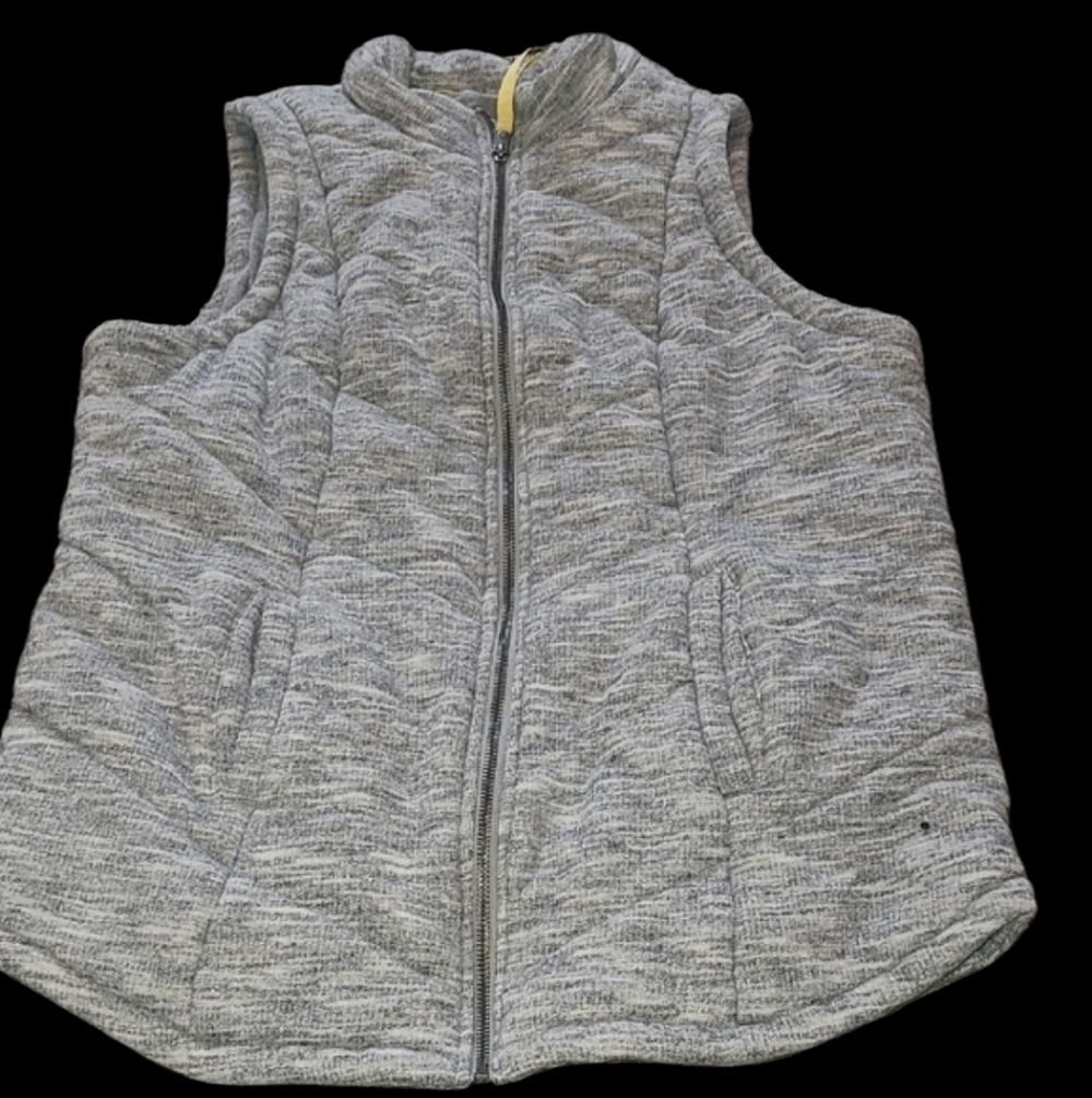 Maurices Gray Zip-Up Vest